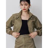 カーキ | ウォッシュスタンドネックショートブルゾン【セット販売対象】 | MURUA