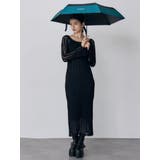 バイカラークロシェニットワンピース | MURUA | 詳細画像17 