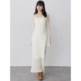 バイカラークロシェニットワンピース | MURUA | 詳細画像19 