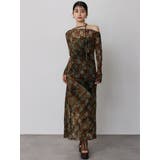 フロッキーフラワーシアーワンピース | MURUA | 詳細画像21 