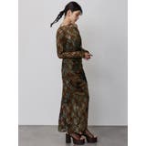 フロッキーフラワーシアーワンピース | MURUA | 詳細画像22 