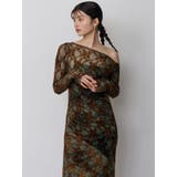 フロッキーフラワーシアーワンピース | MURUA | 詳細画像30 