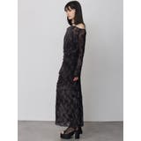 フロッキーフラワーシアーワンピース | MURUA | 詳細画像6 