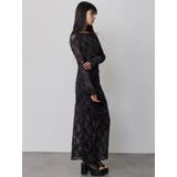 フロッキーフラワーシアーワンピース | MURUA | 詳細画像7 