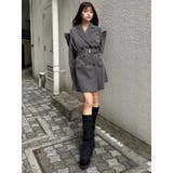 ジャケットライクZIPミニワンピース | MURUA | 詳細画像6 