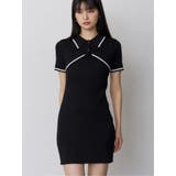 ブラック | 2wayボレロライクポロワンピース | MURUA