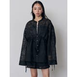 ウエストドロストシアーレースシャツ【セットアップ着用可】 | MURUA | 詳細画像18