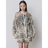 ウエストドロストシアーレースシャツ【セットアップ着用可】 | MURUA | 詳細画像3