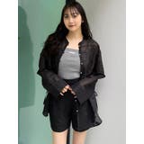 ウエストドロストシアーレースシャツ【セットアップ着用可】 | MURUA | 詳細画像32