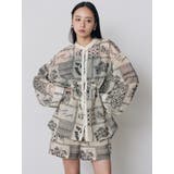 ウエストドロストシアーレースシャツ【セットアップ着用可】 | MURUA | 詳細画像4