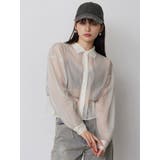 チュールレイヤードシャツ | MURUA | 詳細画像3 