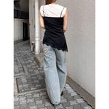 レースドッキングキャミソール | MURUA | 詳細画像8 