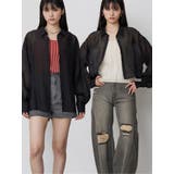 ブラック | マットシアーシャツ | MURUA