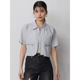 ZIPハーフスリーブシャツ【セットアップ着用可】 | MURUA | 詳細画像12 