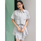 ZIPハーフスリーブシャツ【セットアップ着用可】 | MURUA | 詳細画像21 