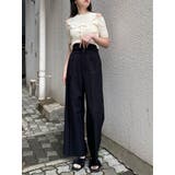 ハイウエストセンプレワイドパンツ【セットアップ着用可】【接触冷感】 | MURUA | 詳細画像38 