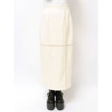 クロシェドッキングフェイクレザースカート | MURUA | 詳細画像21 