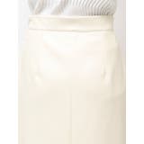 クロシェドッキングフェイクレザースカート | MURUA | 詳細画像24 