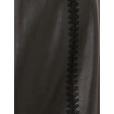 クロシェドッキングフェイクレザースカート | MURUA | 詳細画像28 