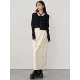 クロシェドッキングフェイクレザースカート | MURUA | 詳細画像6 