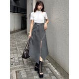 ウォッシュアシメラッフルZIPスカート | MURUA | 詳細画像13