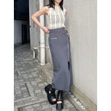 ダブルベルトアシメZIPスカート | MURUA | 詳細画像10 