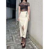 ダブルベルトアシメZIPスカート | MURUA | 詳細画像12 