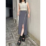 ダブルベルトアシメZIPスカート | MURUA | 詳細画像9 