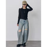 バレルレッグクラッシュデニム | MURUA | 詳細画像28 