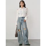 バレルレッグクラッシュデニム | MURUA | 詳細画像3 