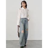 バレルレッグクラッシュデニム | MURUA | 詳細画像5 