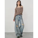 バレルレッグクラッシュデニム | MURUA | 詳細画像9 