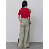 サイドZIPスリットワイドデニム【セットアップ着用可】 | MURUA | 詳細画像16 