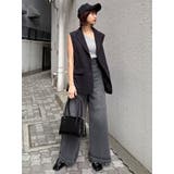 サイドZIPスリットワイドデニム【セットアップ着用可】 | MURUA | 詳細画像17 