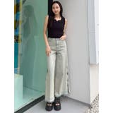 サイドZIPスリットワイドデニム【セットアップ着用可】 | MURUA | 詳細画像22 