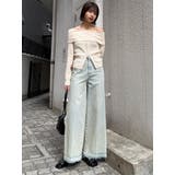 サイドZIPスリットワイドデニム【セットアップ着用可】 | MURUA | 詳細画像28 