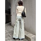 サイドZIPスリットワイドデニム【セットアップ着用可】 | MURUA | 詳細画像30 