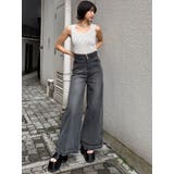 サイドZIPスリットワイドデニム【セットアップ着用可】 | MURUA | 詳細画像32 