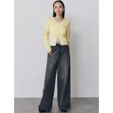 サイドZIPスリットワイドデニム【セットアップ着用可】 | MURUA | 詳細画像9 