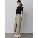 フリンジスリットデニムスカート【セットアップ着用可】 | MURUA | 詳細画像11 