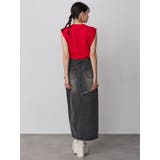 フリンジスリットデニムスカート【セットアップ着用可】 | MURUA | 詳細画像17 