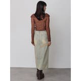 フリンジスリットデニムスカート【セットアップ着用可】 | MURUA | 詳細画像21 