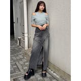 フリンジスリットデニムスカート【セットアップ着用可】 | MURUA | 詳細画像29 