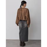 フリンジスリットデニムスカート【セットアップ着用可】 | MURUA | 詳細画像9 