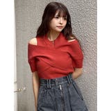 ZIPカシュクールハーフニット | MURUA | 詳細画像3 