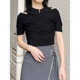 ZIPカシュクールハーフニット | MURUA | 詳細画像44