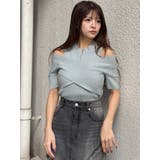 ZIPカシュクールハーフニット | MURUA | 詳細画像5 