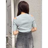 ZIPカシュクールハーフニット | MURUA | 詳細画像7 