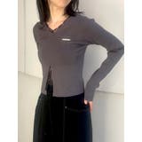 レースレイヤードVネックニット | MURUA | 詳細画像9 