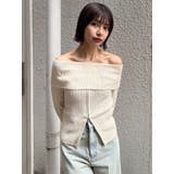 オフショルダーケーブルニット | MURUA | 詳細画像10 